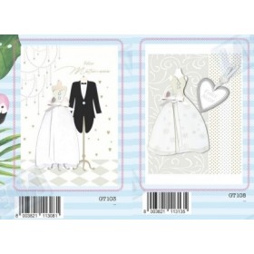 BIGLIETTI MATRIMONIO CON FOIL MARPIMAR