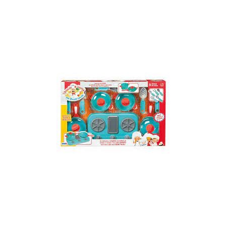 FORNELLO MAXI SCUOLA CUCINA CON STOVIGLIE