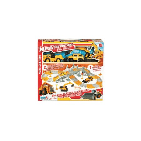 PISTA MEGA COSTRUZIONI 3 VEICOLI PZ.180