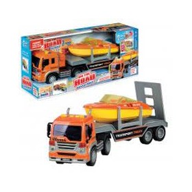 CAMION FRIZIONE PORTA MOTOSCAFO LUCI E SUONI