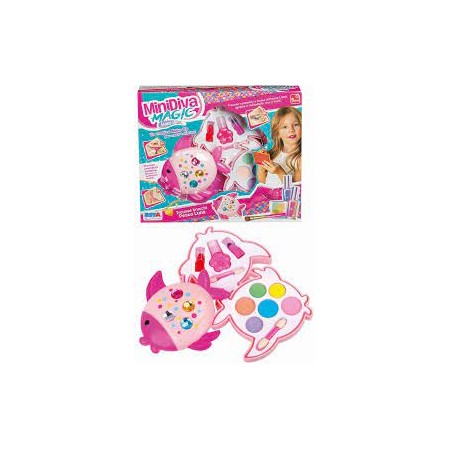 MINIDIVA MAGIC TROUSSE PESCE LUNA 2 LIVELLI CON BRILLANTINI