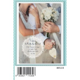 BIGLIETTI MATRIMONIO PORTA SOLDI GLITTER