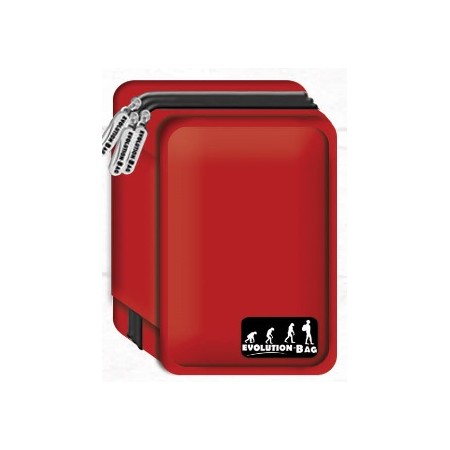 CORREDI 3 ZIP EVOLUTION ROSSO