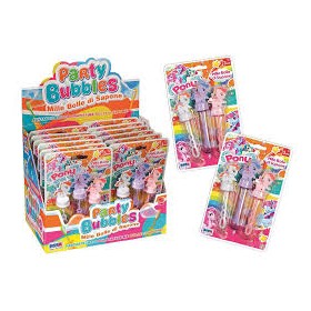 BOLLE DI SAPONE PONY IN BLISTER PZ.3 ML30