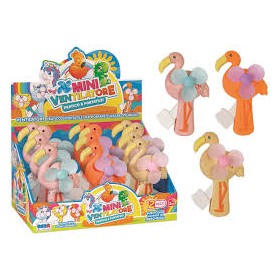 MINI VENTILATORE FENICOTTERO 3 COLORI PZ.12