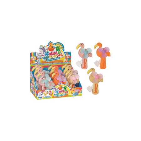 MINI VENTILATORE FENICOTTERO 3 COLORI PZ.12