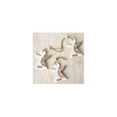 APPENDINO LEGNO CAVALLO CON ANGELO