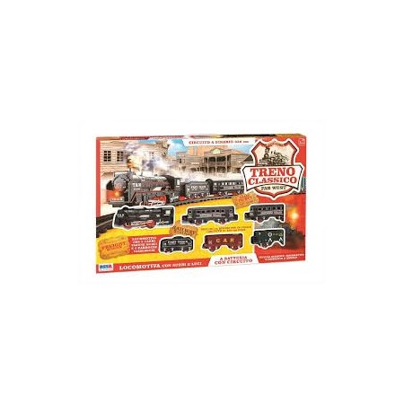TRENO CLASSICO LUCI E SUONI PZ.33 PISTA 430 CM