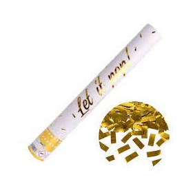 CANNONE SPARACORIANDOLI 40CM ORO