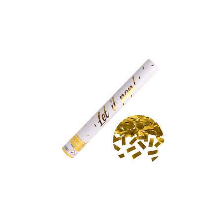 CANNONE SPARACORIANDOLI 40CM ORO