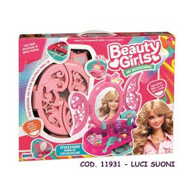 SPECCHIERA DA TAVOLO BATTERIA LUCI E SUONI