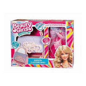 SET BORSETTA BAULETTO E ACCESSORI CAPELLI