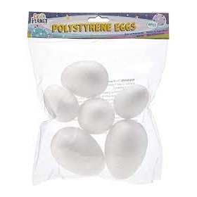 UOVA IN POLISTEROLO 5 CM PZ.6