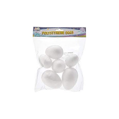 UOVA IN POLISTEROLO 5 CM PZ.6