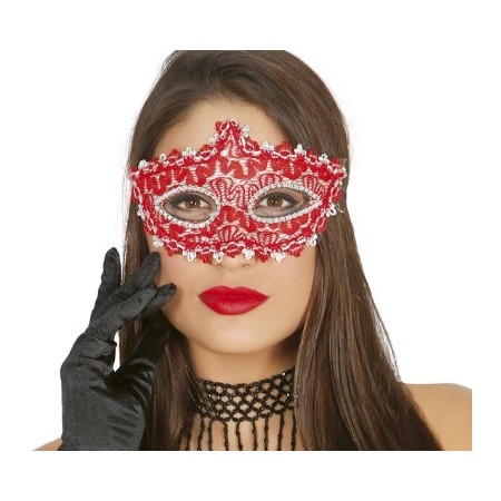 MASCHERE DORATE ROSSE