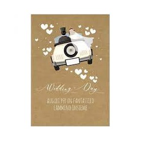 BIGLIETTI MARPIMAR WEDDING DAY C/FOIL