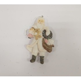 BABBO NATALE DA APPENDERE RESINA .