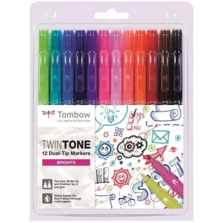 SET 12 MARKER TWIN TONE