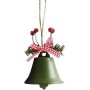 CAMPANA METALLO 24 CM. VERDE C/FIOCCO