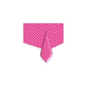 TOVAGLIE PLASTICA 140X270 POIS FUXIA