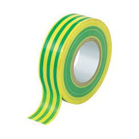NASTRI ISOLANTI 15MM X MT 10 GIALLO/VERDE G&B