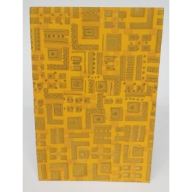 BUSTE METAL 10X15 ARANCIO TRIBAL.