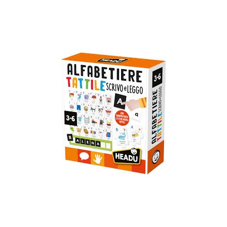 ALFABETIERE TATTILE SCRIVO E LEGGO