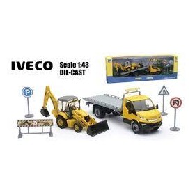 IVECO DAILY ROLL-OFF DIE CAST 1:32