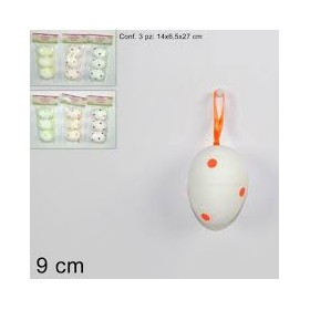 APPENDINI UOVA 6 CM POIS 3 PZ.