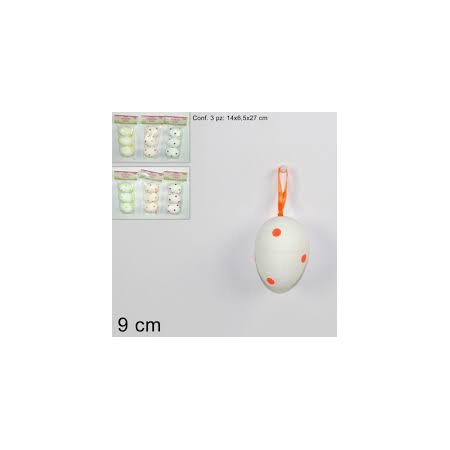 APPENDINI UOVA 6 CM POIS 3 PZ.