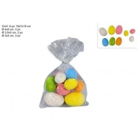 SACCHETTO UOVA POLISTEROLO COLORATE