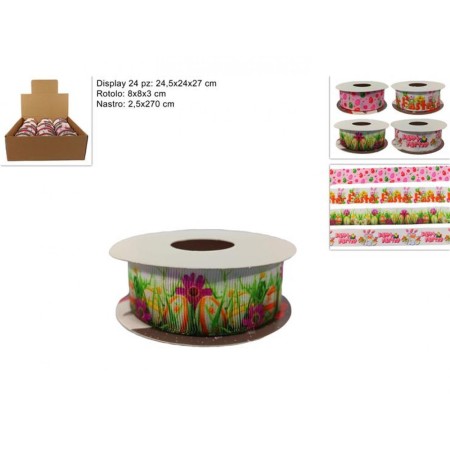 NASTRO TESSUTO 2.5X270 CM PASQUA
