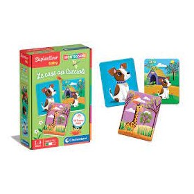 SAPIENTINO BABY MONTESSORI CARD LE CASE DEI CUCCIOLI