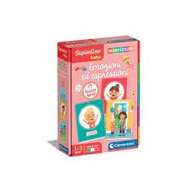SAPIENTINO BABY MONTESSORI CARD EMOZIONI ED ESPRESSIONI