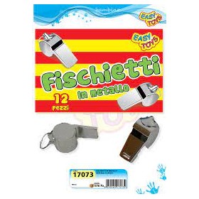 FISCHIETTI METALLO PZ.12