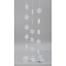 COLLANA FELTRO FIOCCHI NEVE.