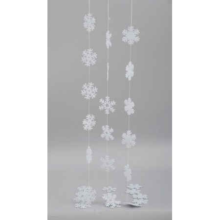 COLLANA FELTRO FIOCCHI NEVE.