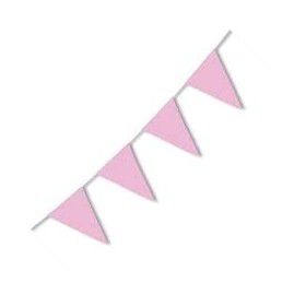 FESTONI BANDIERINE 20X30 10 MT ROSA