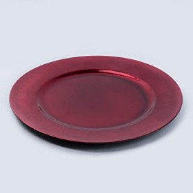 PIATTI TONDI ROSSI 33CM PZ 36