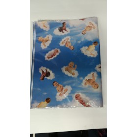 BUSTE METAL 40X60  ANGELI CON BIMBI.