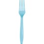 FORCHETTE IN PLASTICA AZZURRE PZ.24