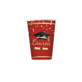 BICCHIERI 250 ML LAUREA PZ.8