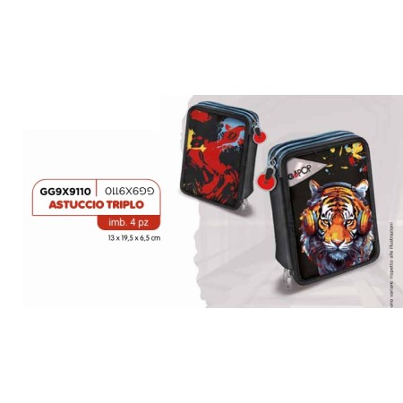 CORREDI 3 ZIP GOPOP TIGER BEATS