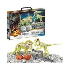 DINO 2 IN 1 VELOCIRAPTOR E TRICERATROPO