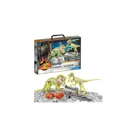 DINO 2 IN 1 VELOCIRAPTOR E TRICERATROPO