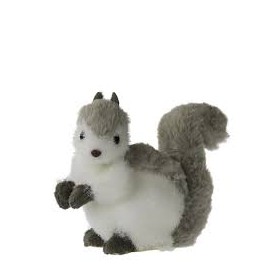 SCOIATTOLO PELLICCIA BEIGE 25CM