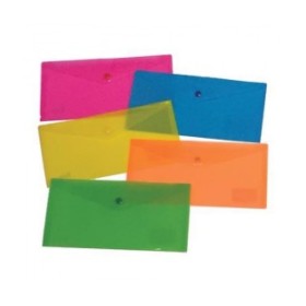 BUSTE CON BOTTONE FLUO A5 15X21