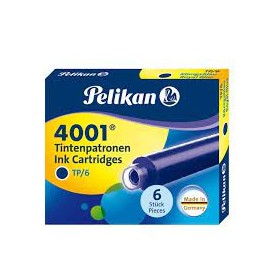 CARTUCCE X STILOGRAFICHE PELIKAN BLU