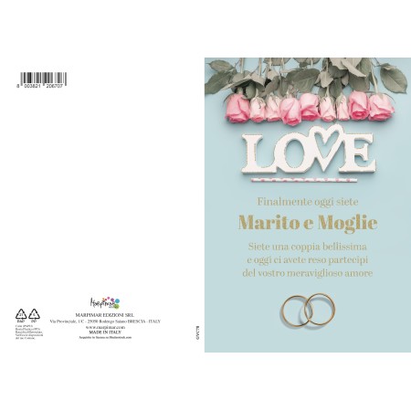 BIGLIETTI MARPIMAR MATRIMONIO