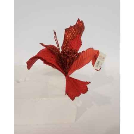 FIORI GAMBO CORTO ROSSO